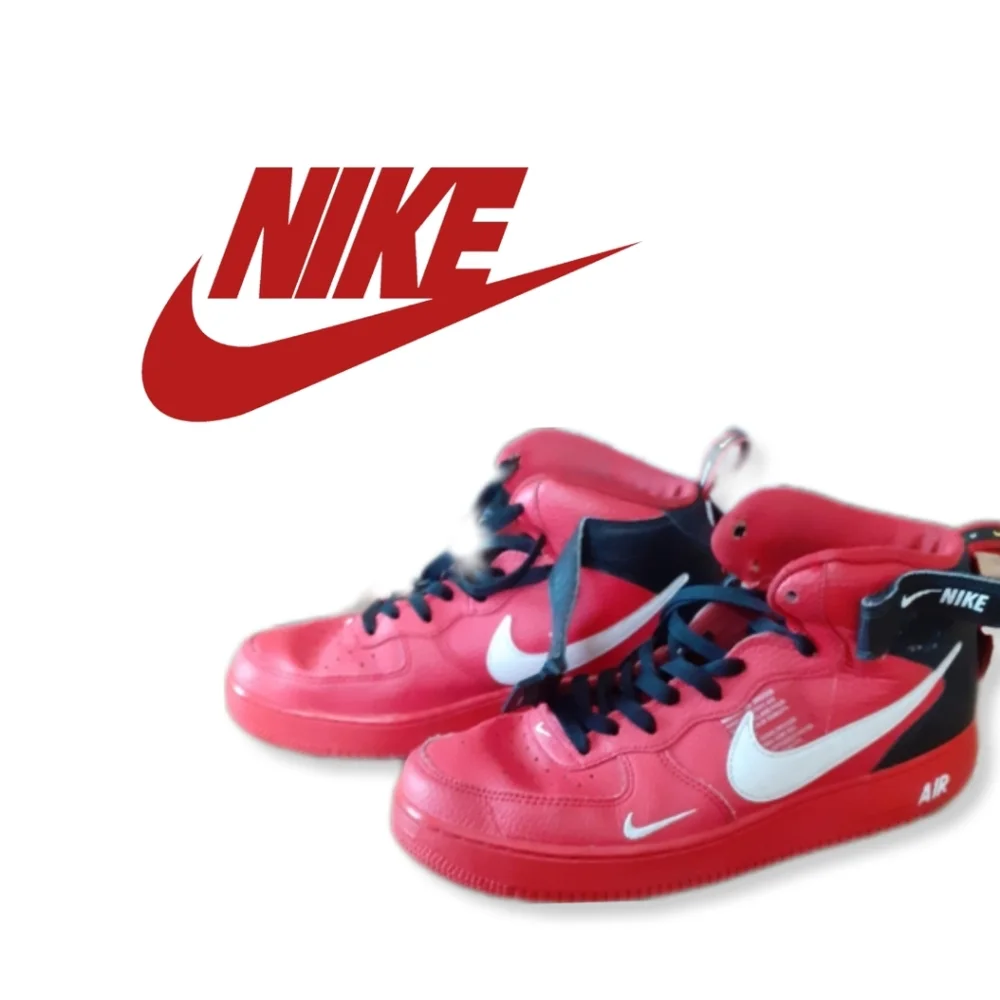 Air Force 1 Mid '07 lv8 University Red/White-Black-Tour Vintage Jordan's